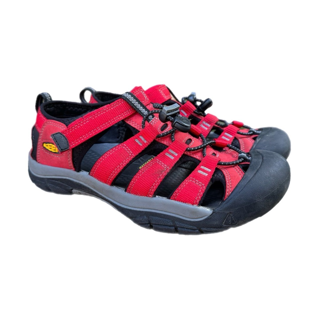 Keen Newport H2 Sandal size 6 Big Kids boy Red gargoyle Hiking Trail Waterproof